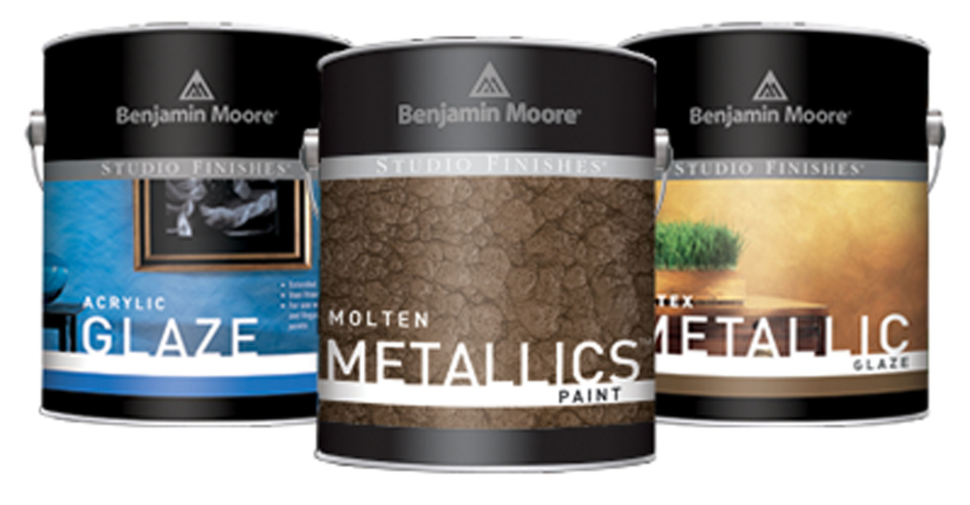 Cans of Benjamin Moore Specialty Paints Cans of Benjamin Moore Specialty Paints